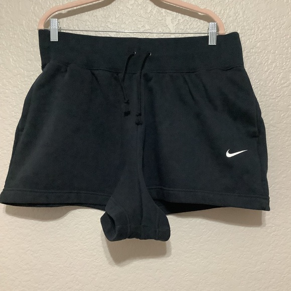 Nike Black High Rise Loose Fit Shorts Lounge Activewear Women's Size 1X - Picture 1 of 7